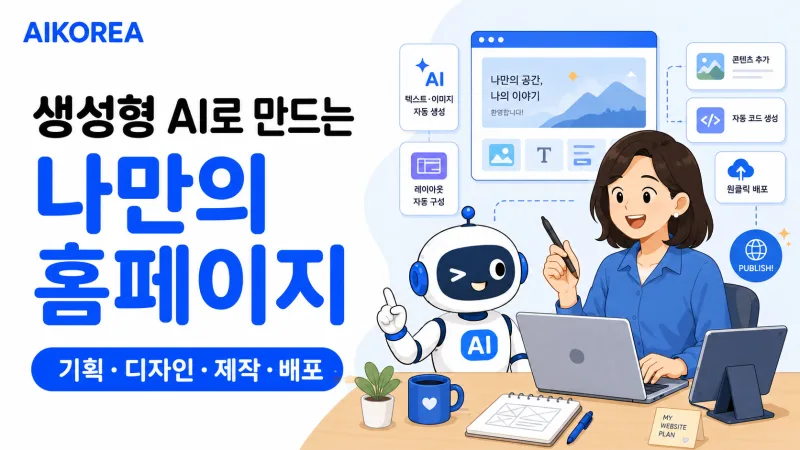 생성형 AI로 만드는 나만의 홈페이지 강의 썸네일