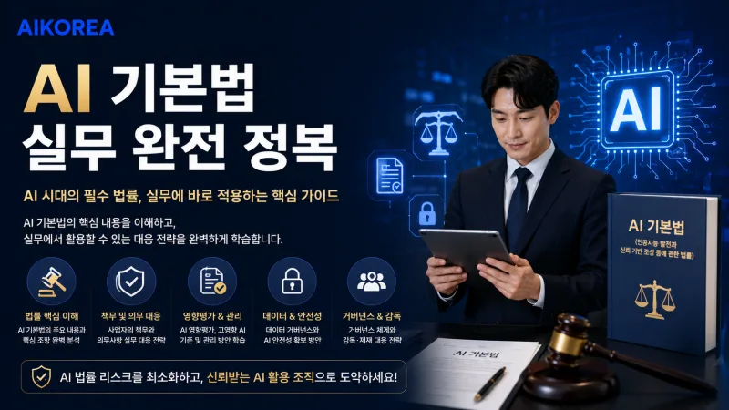 인공지능(AI) 기본법 실무 완전 정복 강의 썸네일