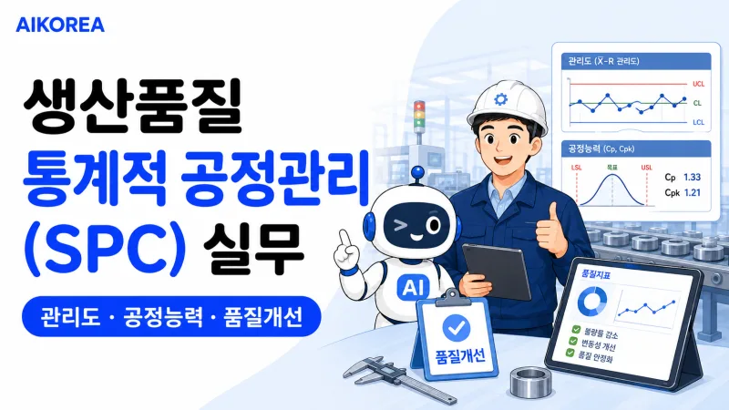 생산품질 통계적 공정관리(SPC) 실무 강의 썸네일