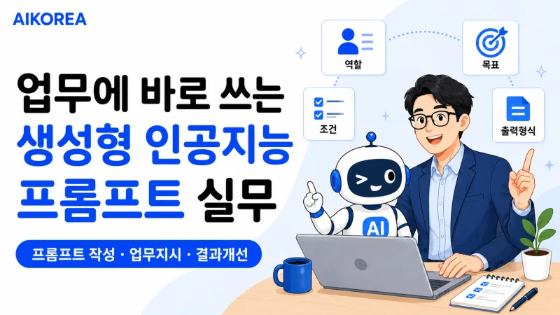 업무에 바로 쓰는 생성형 AI 프롬프트 실무 강의 썸네일