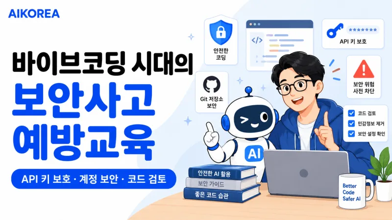 바이브코딩 시대의 보안사고 예방교육 강의 썸네일